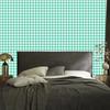 Mint fabric pattern wallpaper, subtle detail for living room and bedroom 50x1000