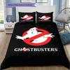 Ghostbusters Classic Movie Logo Print 3‑Pieces Duvet Cover Set Film Bedding Without Pillow Core Comforter Bedroom Home Decor