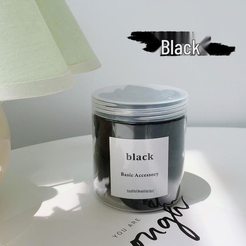 50 High Elasticity Seamless Hair Ties - Durable & Gentle on Hair, Korean Style Bands