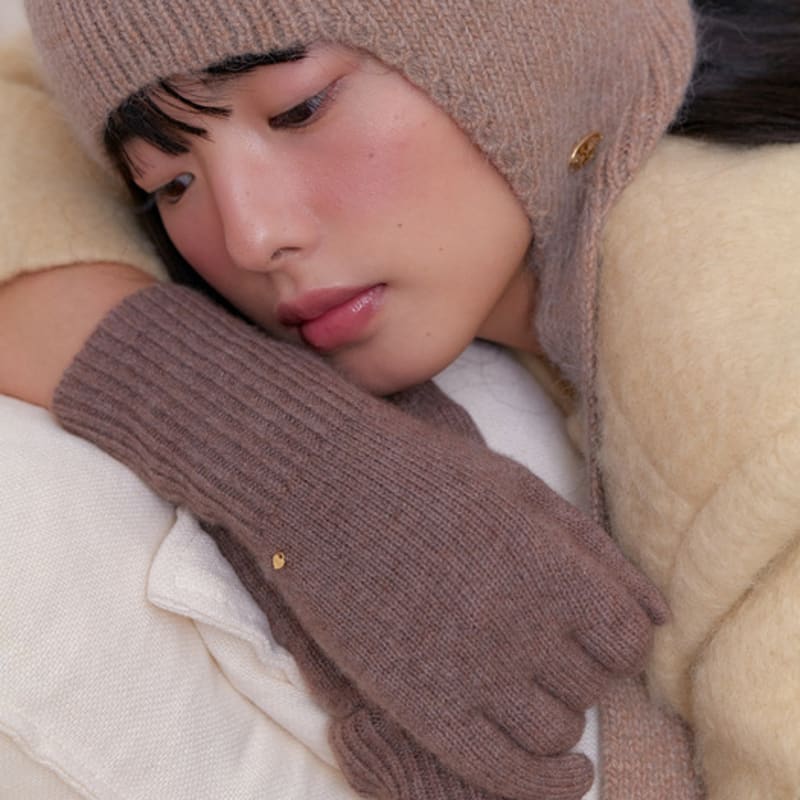 OVLA Cashmere Heart Pendant Gloves GL009