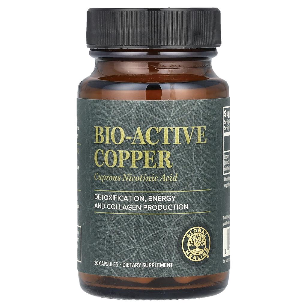 Bio-Active Copper, 30 Capsules (0.9 Mg Per Capsule)