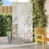 VidaXL Galvanized Steel Fence Panel Galvanized Steel Large 868589
