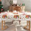Disposable Christmas Table Cover 180x108cm Xmas Decoration Christmas Tablecloth  Party Supply