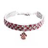 Collier en cristal pour animaux de compagnie, collier pour chien Bling, collier pour animal de compagnie à cristaux scintillants pour petits et moyens chiens