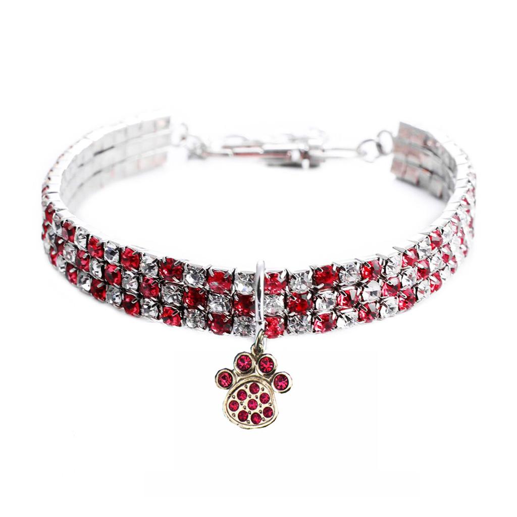 Collier en cristal pour animaux de compagnie, collier pour chien Bling, collier pour animal de compagnie à cristaux scintillants pour petits et moyens chiens