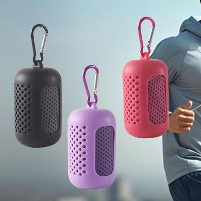 3Pcs Cooling Towels, Microfiber Chilly with Case, Breathable Gym Ice Towel Travel Sweat