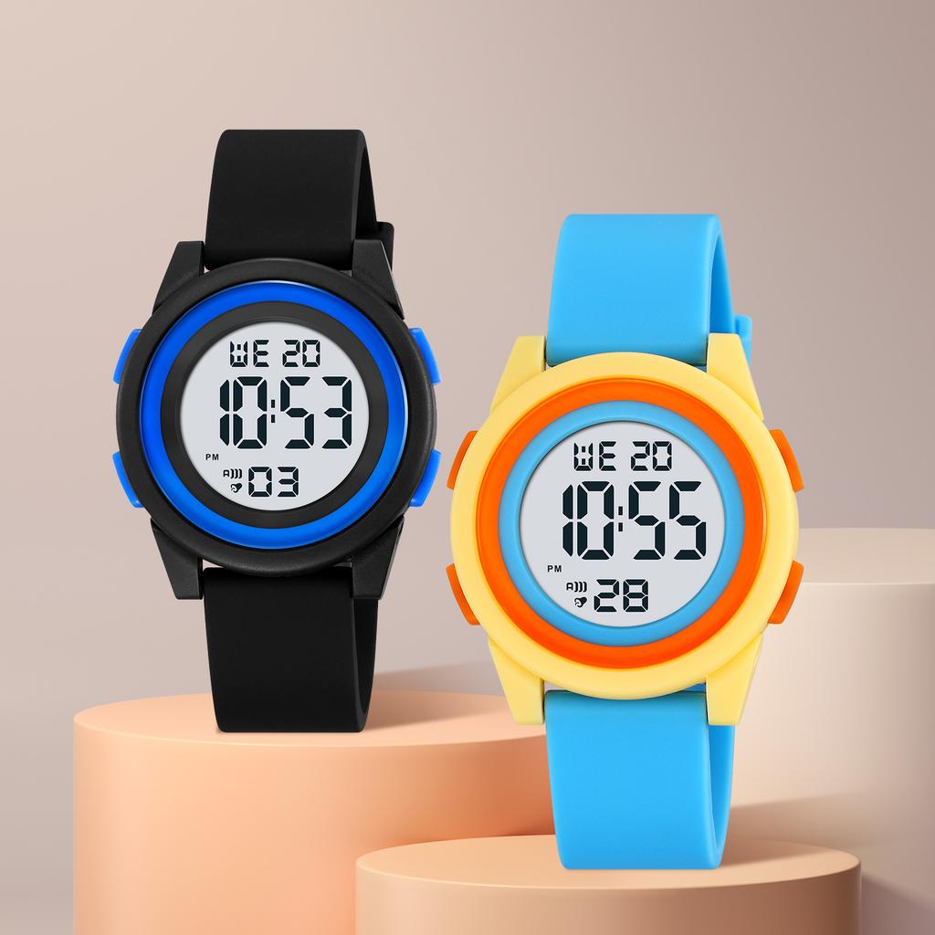 MODEL 2429 Children's Sports Glow-in-the-Dark Waterproof Digital Watch