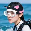 Diving Headband Neoprene Headband with Cat Ears Adjustable Hair Protection Band Wetsuit Hood for Snorkeling Surfing