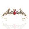 Dark Halloween Bat Hairband Metal Halloween Tiara Temperament Rhinestone Crowns  Party