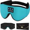 Sleeping Eye Mask with Bluetooth Wireless Sleeping Headphones for Side Stereo Perfect for Certified Technical Light Blue LC-dolida Music, Sleepers,
