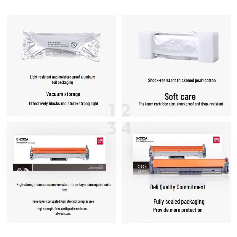 Deli D-232A Black Laser Toner Cartridge