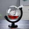 Earth Decanter Set: High Borosilicate Glass Infusion Bottle & Craft Ornament