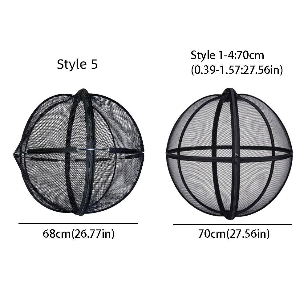Foldable Cat Sphere Playpen Spherical Mesh Cage Pond Pump Filter Cage Garden & Backyard Use