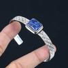 Halloween Deal Sodalite Gemstone Sterling Silver Elegant Mother Bangle Bracelet