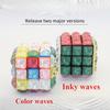 New 3x3 Wave Magic Cube Magnetic Puzzle Cube Transparent Magnetic Children's Educational Toy