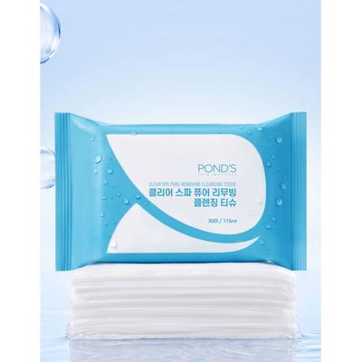 Pons Clear Spa Čisticí ubrousky Pure Removing 30 kusů