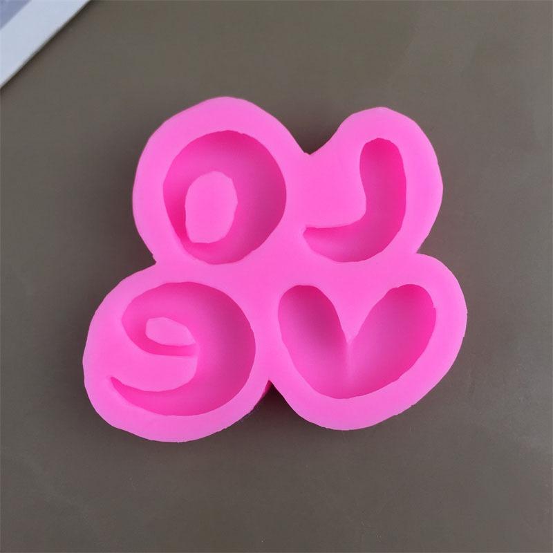 1pcs DIY Valentine s Day, Qixi Festival, 520 Love Cake Making Tools, Cake Decoration, Chocolate Fondant, Silicone Mold