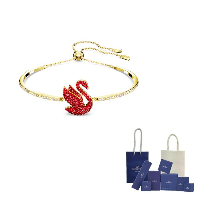 Swarovski zeltaini rokassprādzes sievietēm F-Original Brand