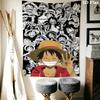 Luffy D Wall Tapestry Aesthetic Wall Hanging Printed Fabric Blanket Decorative Tapestries For Bedroom Living Room Home Decor