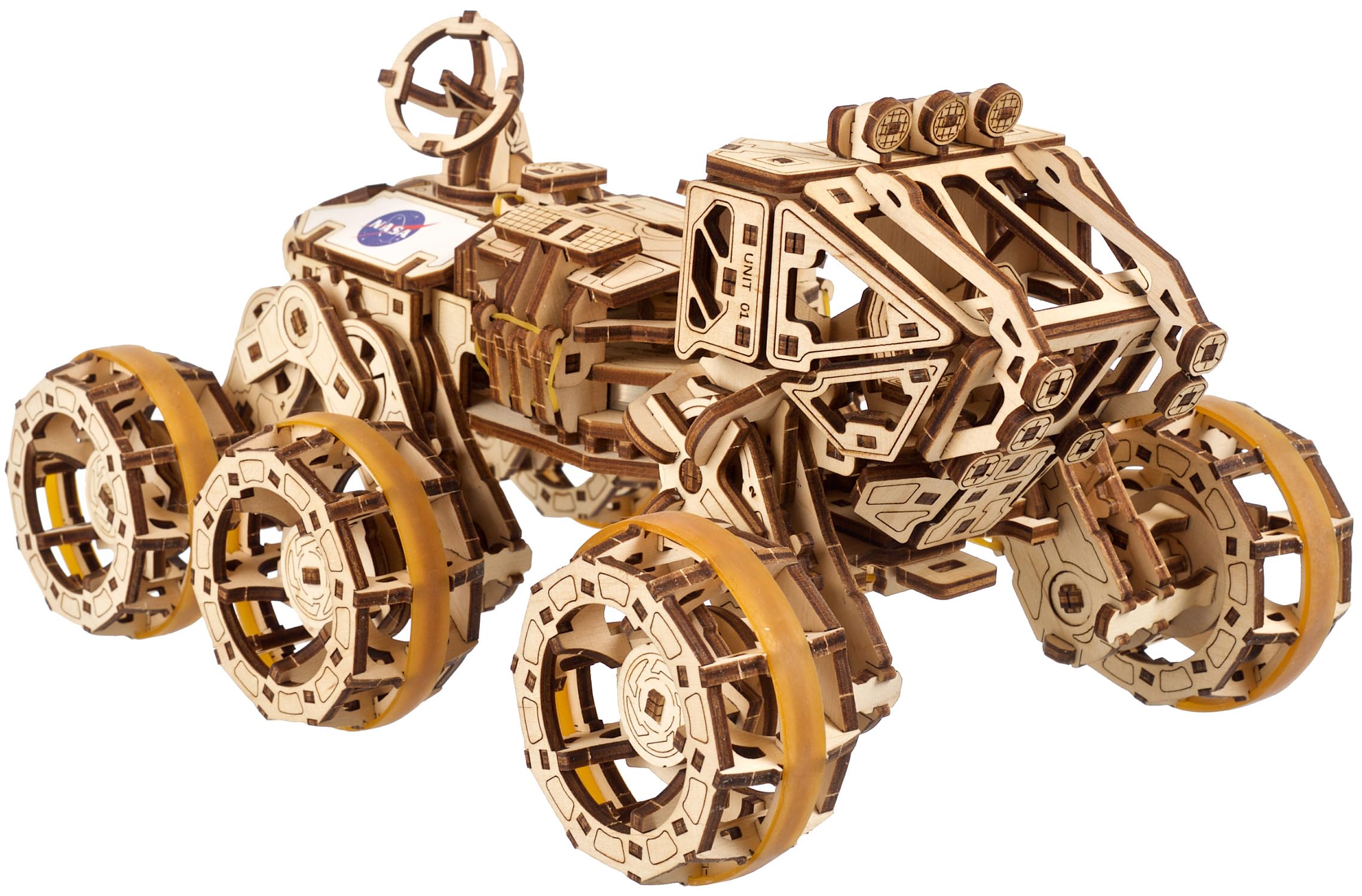 

Ugears Manned Mars Exploration Rover 6-Wheel Drive 70206 Wooden Puzzle, 3D Puzzle, No Glue or Tools Required