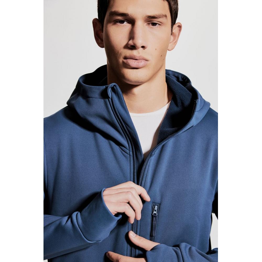 H M Mid Layer Jacket Regular Fit Navy Blue