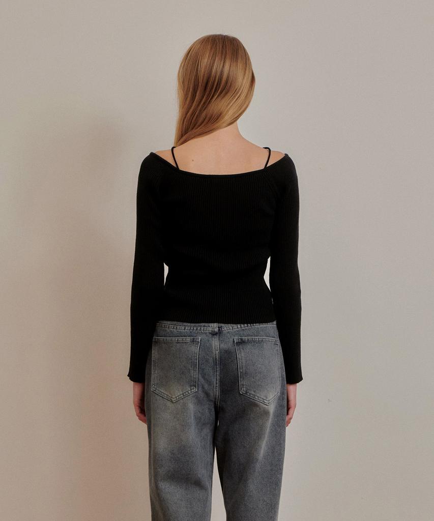 PANDORAFIT Haupy Off-Shoulder Knit