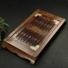 Chinese Solid Wooden Tea Tray Teaware Kung Fu Tea Set Carving Table Drawer Type Storage Drainage Tea Board Vintage Home Decor