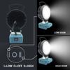 Car LED Work Lights Electric Torch Spotlight Flashlights For Makita 14.4V 18V Li-ion Battery Adapter BL1815 BL1830 BL1430 BL1860