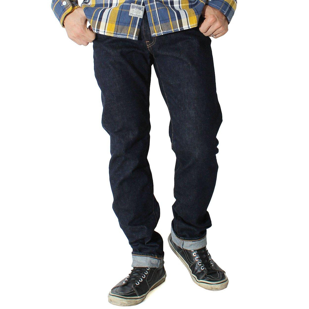 

Kojima Jeans 15 унций Selvedge Slim Деним Размер 34 Низ, Мужской,