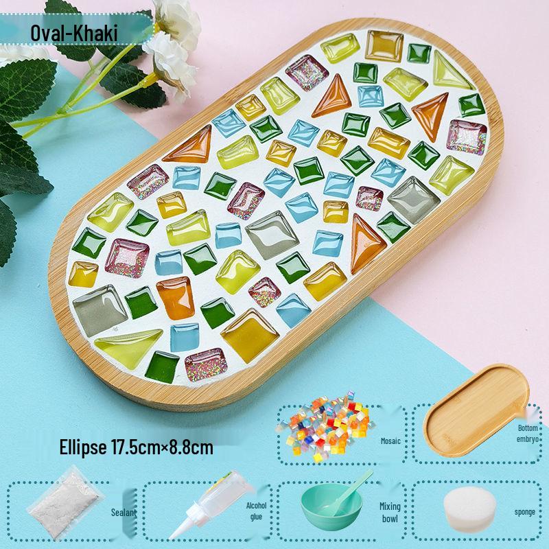 Handmade Mosaic Coaster DIY Kit for Students – Perfect for Mother's Day & Kindergarten Activities