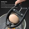Egg Cracker Egg Separator Stainless Steel Handheld Egg Opener With Egg Yolk White Separator Eggshell Cutter Egg Cracking Tool