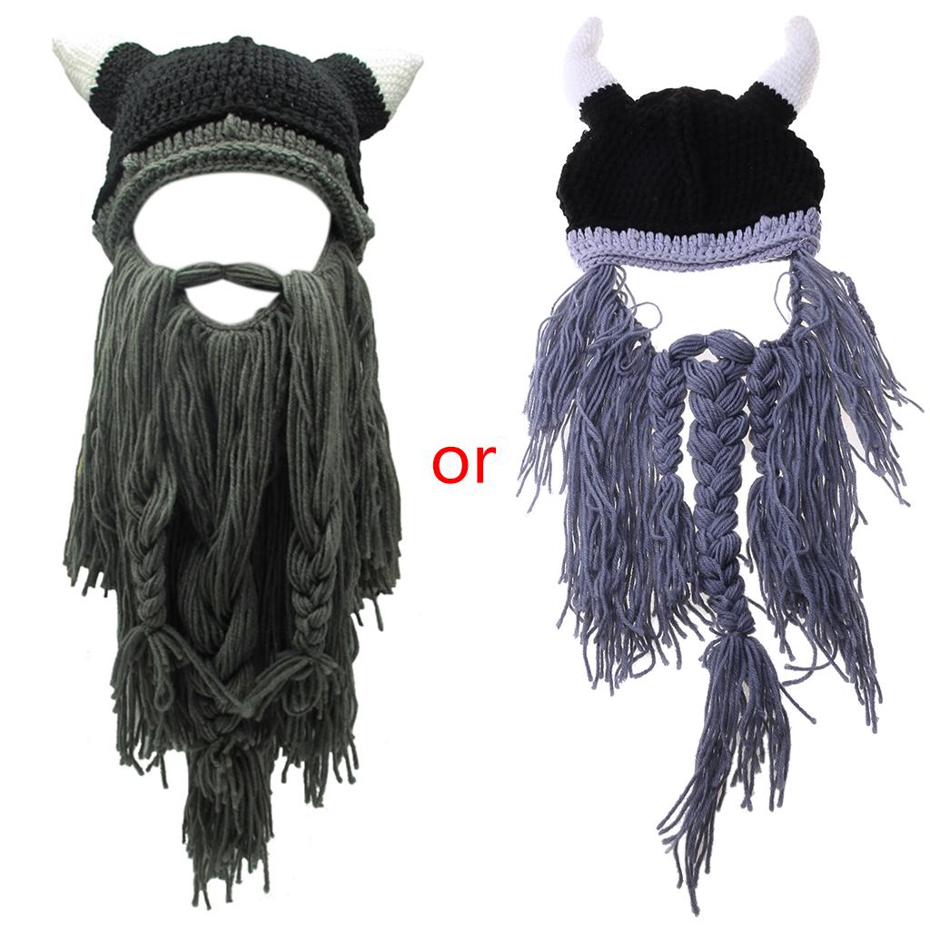 Exquisite Barbarian Vagabond Beanie Halloween Decorations Novelty Knit Wool Caps