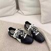 College style retro color matching flat bottom women's new fashion versatile comfortable and lightweight