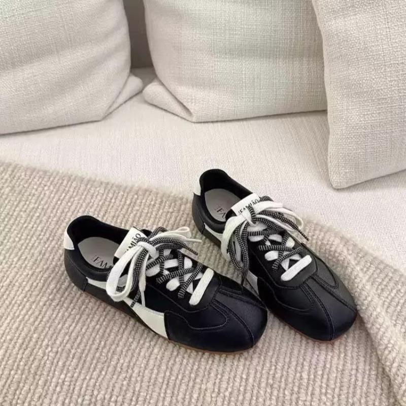 College style retro color matching flat bottom women's new fashion versatile comfortable and lightweight