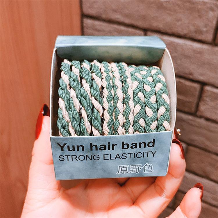 Candy Color Elastic Hair Bands for Women's High Elastic Hair Circle Rope Hair Accessories Headwear Headdress