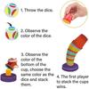 Tabletop Competitive Cup Stacking Game, Color Stacking Challenge Game, Speed Cup