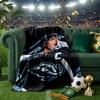 Mammoth Hockey Throws Blanket Flannel Blankets Plush for Couch Bed Gifts for Men Women Travel Picnic Blanket Christmas Fan Gifts