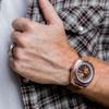 Fondelier THE GAMBLER 6A004UM1 Men's Watch, Brown, Officially Imported