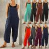 Women's Dungarees Jumpsuit with Cami Top and Pockets - Summer Autumn Overalls 25-26