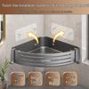 Punch-Free Bathroom Corner Storage Shelf