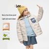 Kids Unisex Lightweight Letter Print Down Jacket