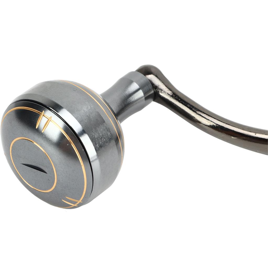 Angelrolle Kurbelarm Aluminiumlegierung Glatte Oberfläche Angel-Spinrolle Griff Kugelgriff für Angelzubehör Sechskantwelle Rute M