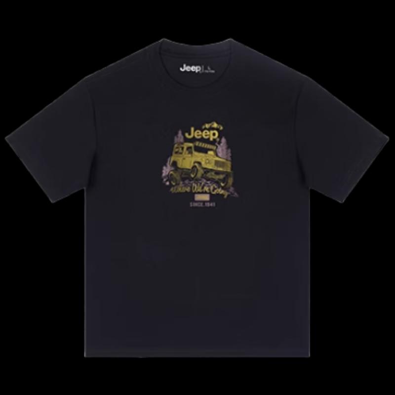 JEEP Unisex Round Neck Short Sleeve T-Shirt