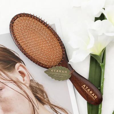 Atara Gold Pin Brush Cooling Scalp Massage AT-GPRB
