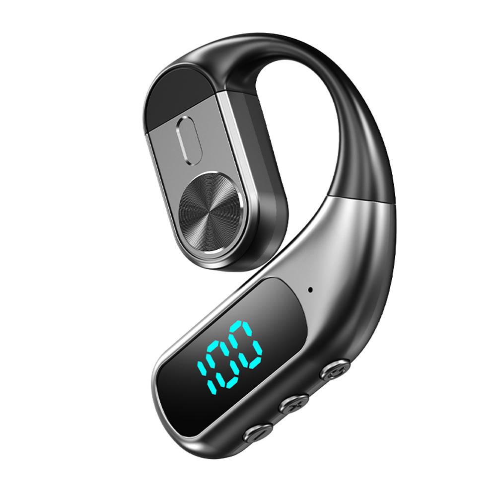 AI Language Translation Air Conduction Earphones IP54 Waterproof HiFi Sound Earbuds Open Ear Headphones for Travel and Business