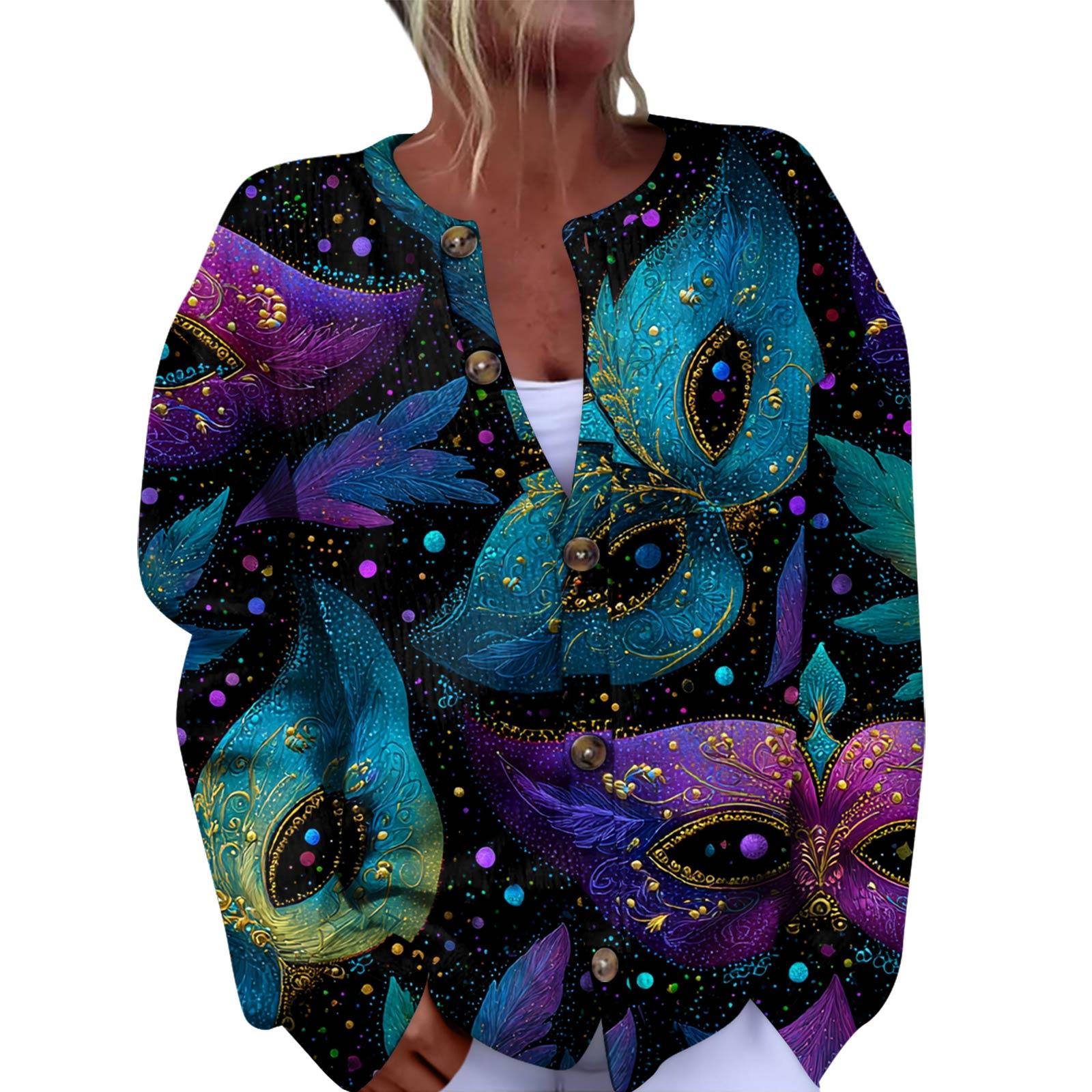 

Женский модный фестивальный вязаный кардиган с длинными рукавами и застежкой на пуговицы XL