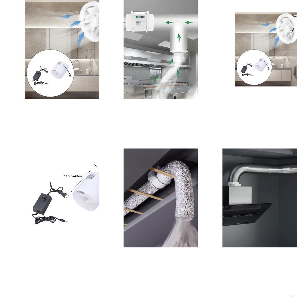 

H7EE Quiet Operation Pipe Ventilation Fan For Air Quality Improvement Air Circulation China Mainland