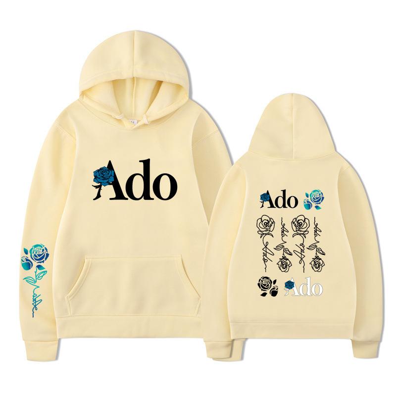 Printed Design Ado Hoodie Autumn Winter Fashion Design Men's Women's Sweatshirt Fleece Oversized Couple Casual Hoodie