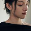 Verte [925 Silver] Deux.silver.201 / Mini Cote Earring (gold)