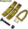 2 Ton Long Nose Pull Clamp for Car Body Repair, Self-Tightening Frame Grip Tool